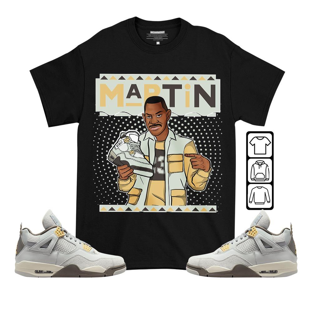 Martin Sneaker Shirt Match Retro Craft 4s, Jordan 4 Craft Photon Dust MKO T-Shirt Martin Sneaker Shirt Match Retro Craft 4s, Jordan 4 Craft Photon Dust MKO T-Shirt