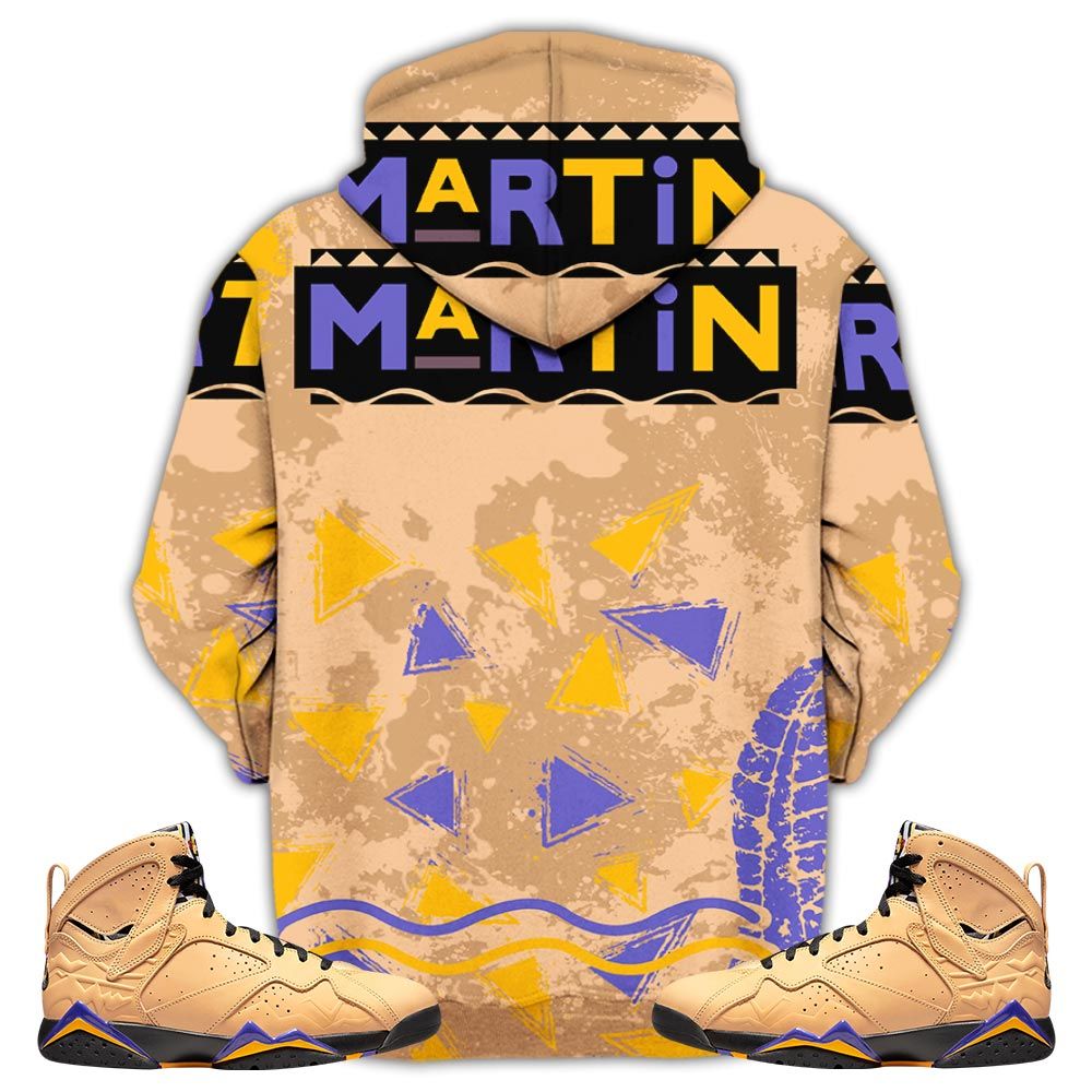 Martin Sneaker Shirt Match Vachetta Tan 7S, Jordan 7 Se Afrobeats Hoodie Sweatshirt Tee All Over Print MKO Shirt