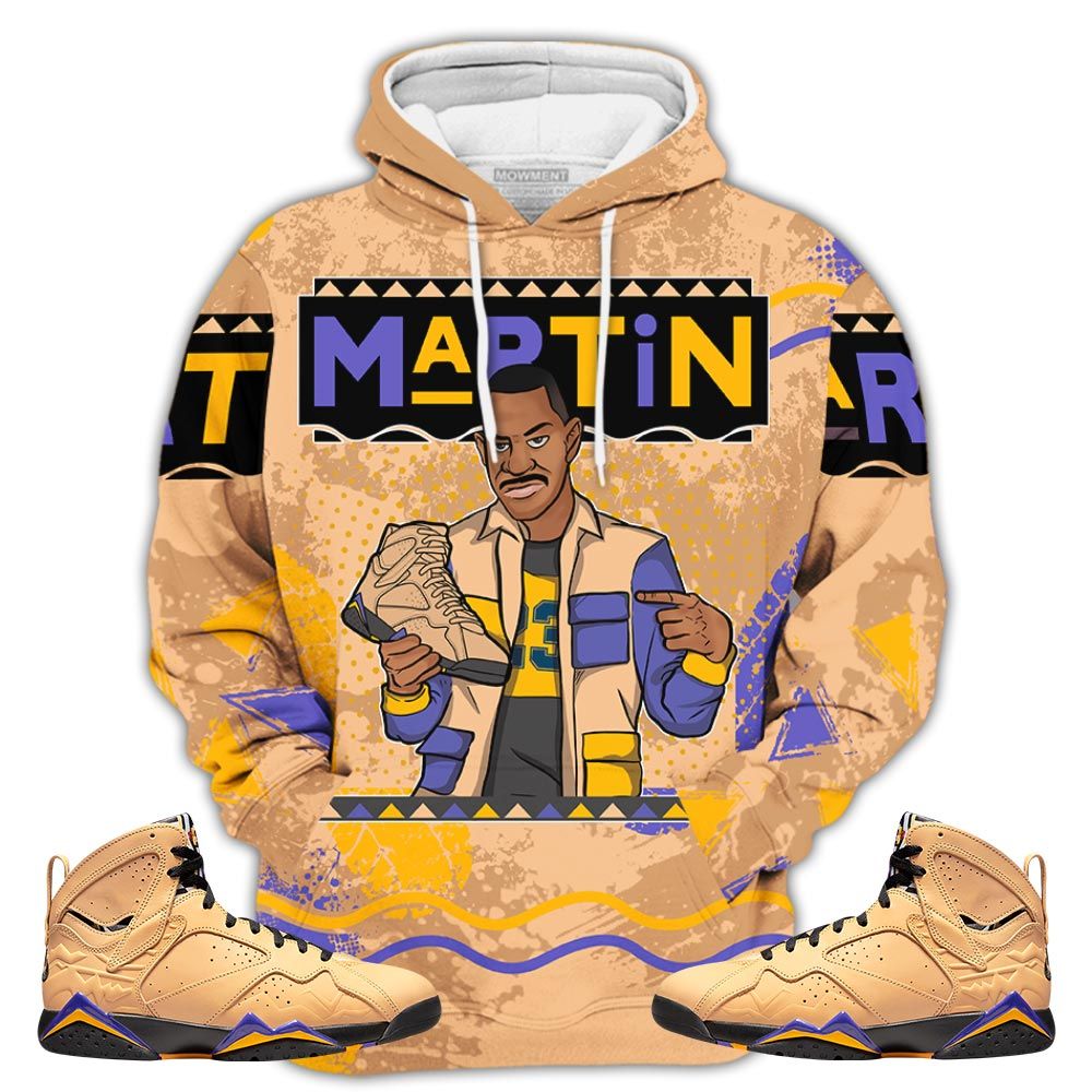 Martin Sneaker Shirt Match Vachetta Tan 7S, Jordan 7 Se Afrobeats Hoodie Sweatshirt Tee All Over Print MKO Shirt