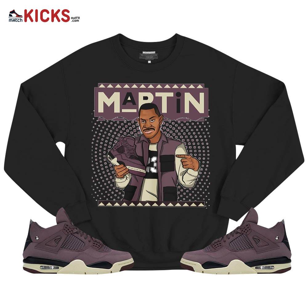 Martin Sneaker Shirt Match Violet Ore 4s, Jordan 4 A Ma Maniere Violet Ore MKO T-Shirt Martin Sneaker Shirt Match Violet Ore 4s, Jordan 4 A Ma Maniere Violet Ore MKO T-Shirt