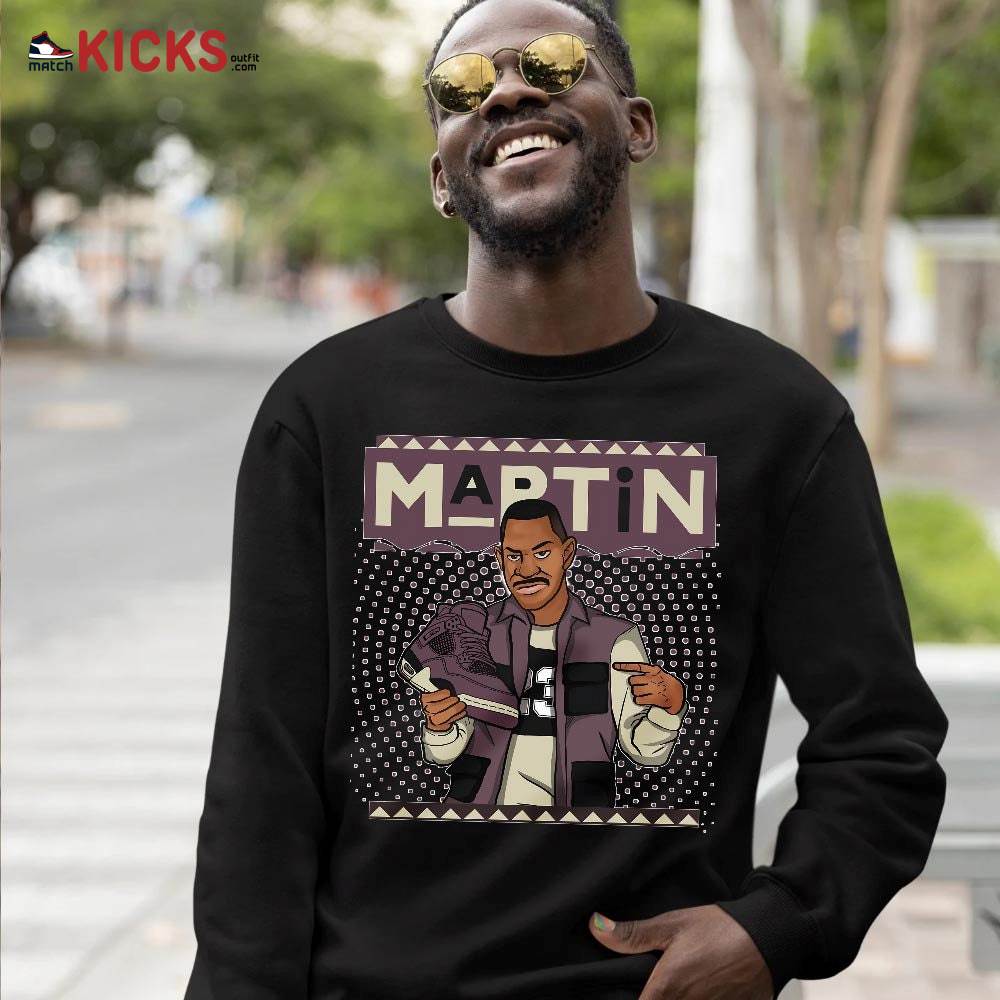 Martin Sneaker Shirt Match Violet Ore 4s, Jordan 4 A Ma Maniere Violet Ore MKO T-Shirt Martin Sneaker Shirt Match Violet Ore 4s, Jordan 4 A Ma Maniere Violet Ore MKO T-Shirt