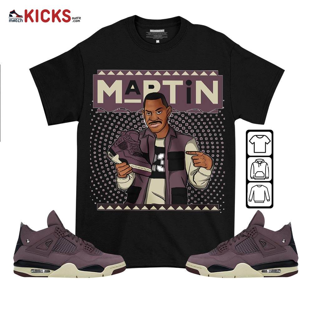 Martin Sneaker Shirt Match Violet Ore 4s, Jordan 4 A Ma Maniere Violet Ore MKO T-Shirt Martin Sneaker Shirt Match Violet Ore 4s, Jordan 4 A Ma Maniere Violet Ore MKO T-Shirt