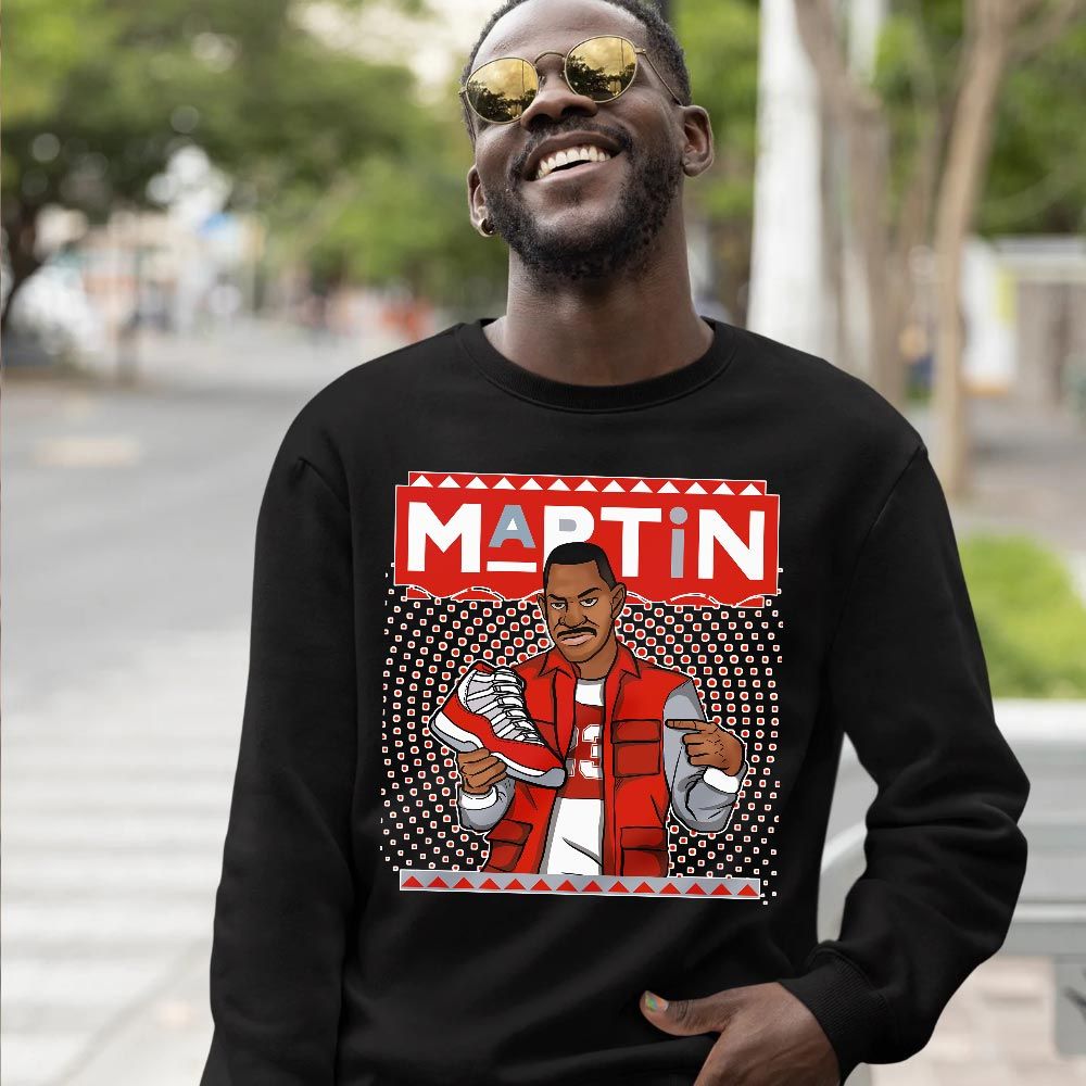 Martin Sneaker Sneaker Shirt Match Cherry 11s, Jordan 11 Retro Cherry MKO T-Shirt Martin Sneaker Sneaker Shirt Match Cherry 11s, Jordan 11 Retro Cherry MKO T-Shirt