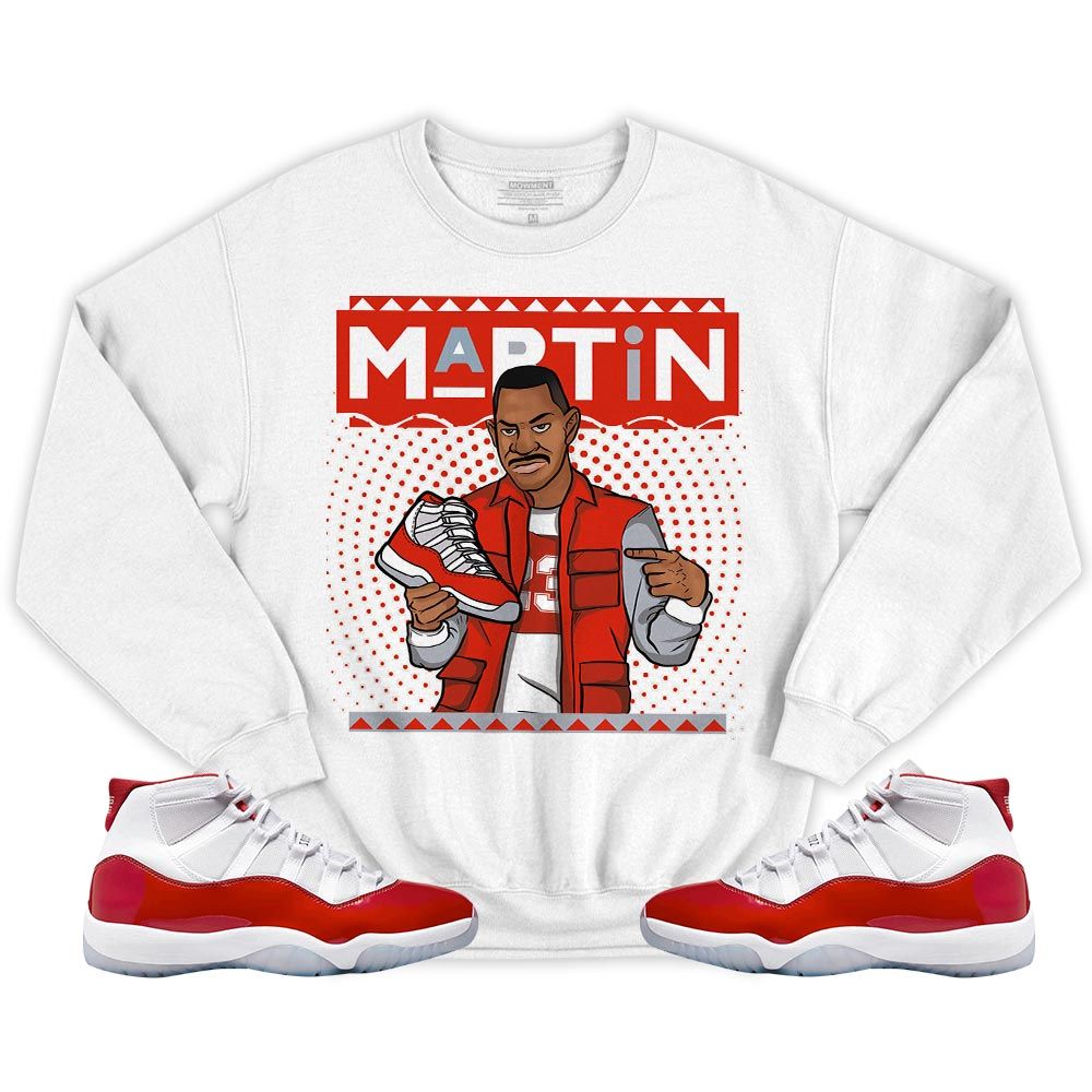 Martin Sneaker Sneaker Shirt Match Cherry 11s, Jordan 11 Retro Cherry MKO T-Shirt Martin Sneaker Sneaker Shirt Match Cherry 11s, Jordan 11 Retro Cherry MKO T-Shirt