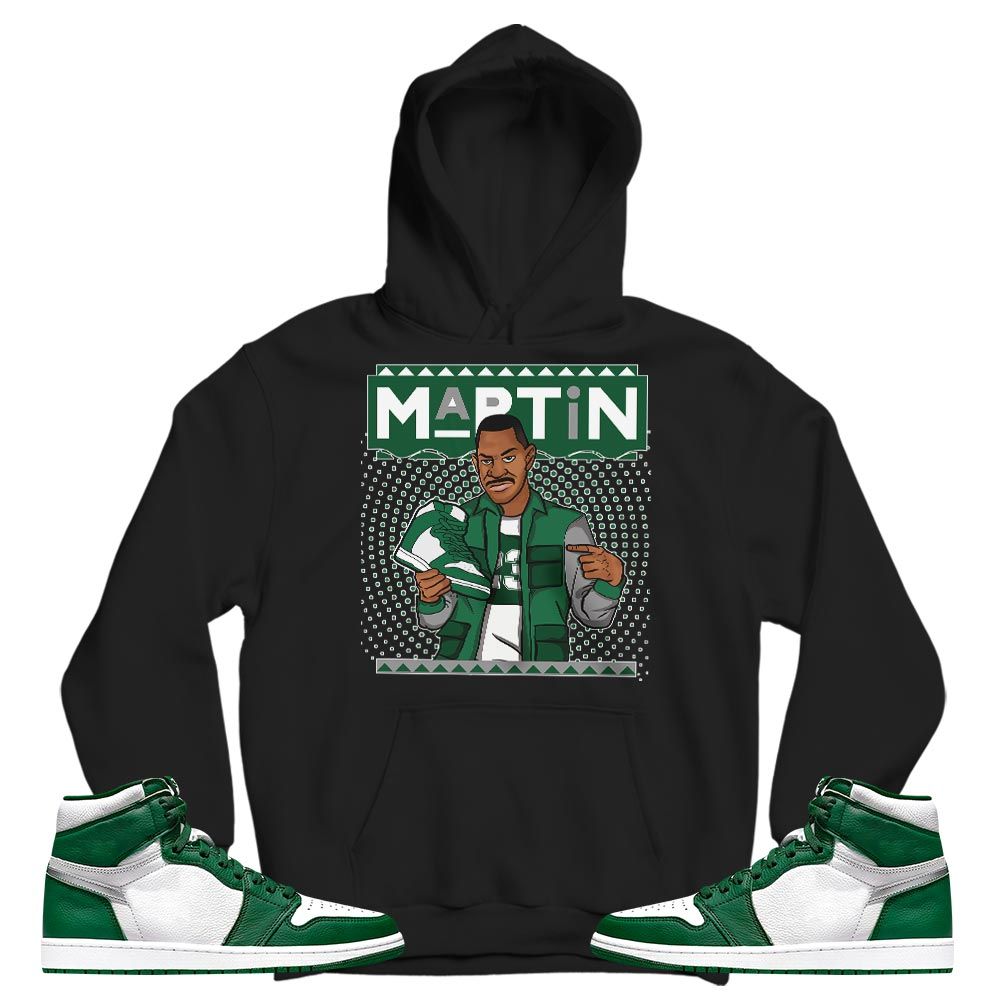 Martin Sneaker Sneaker Shirt Match High Gorge Green 1s, Jordan 1 Retro High Gorge Green MKO T-Shirt