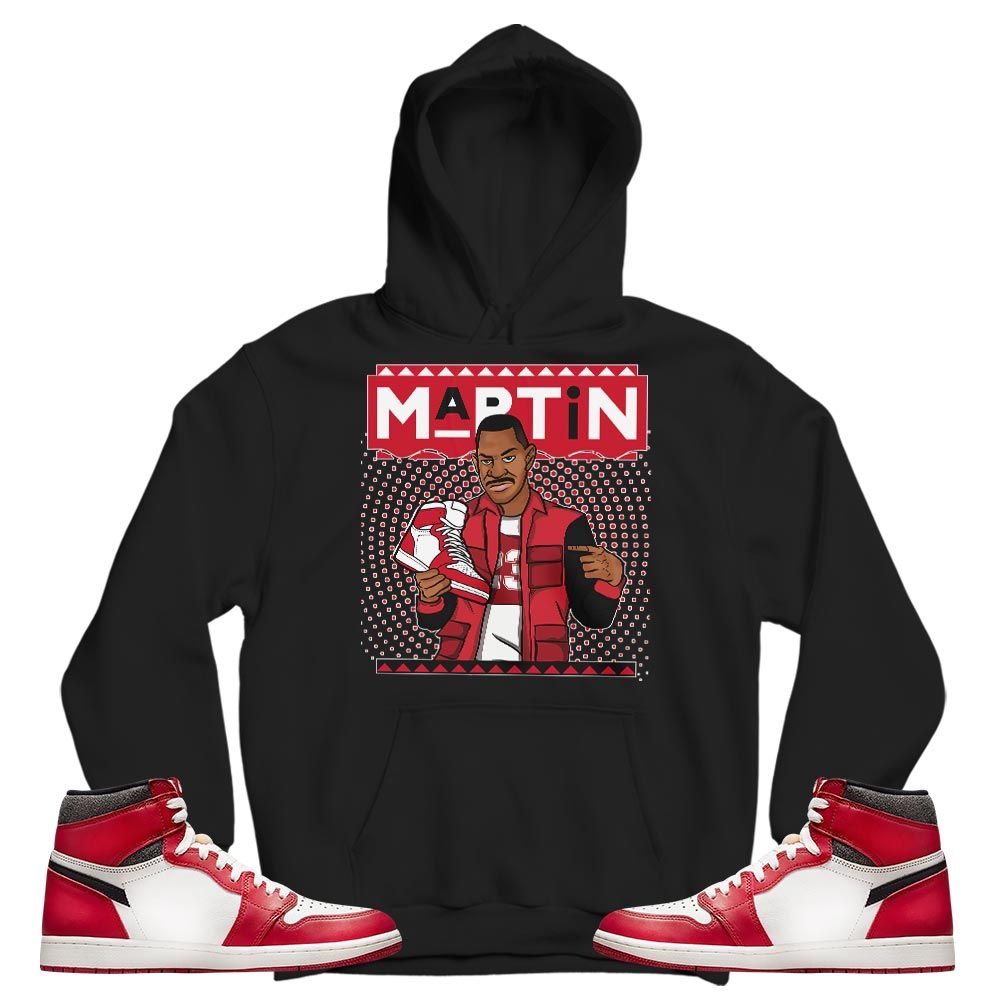 Martin Sneaker Sneaker Shirt Match High OG Chicago 1s, Jordan 1 Lost Found Chicago MKO T-Shirt