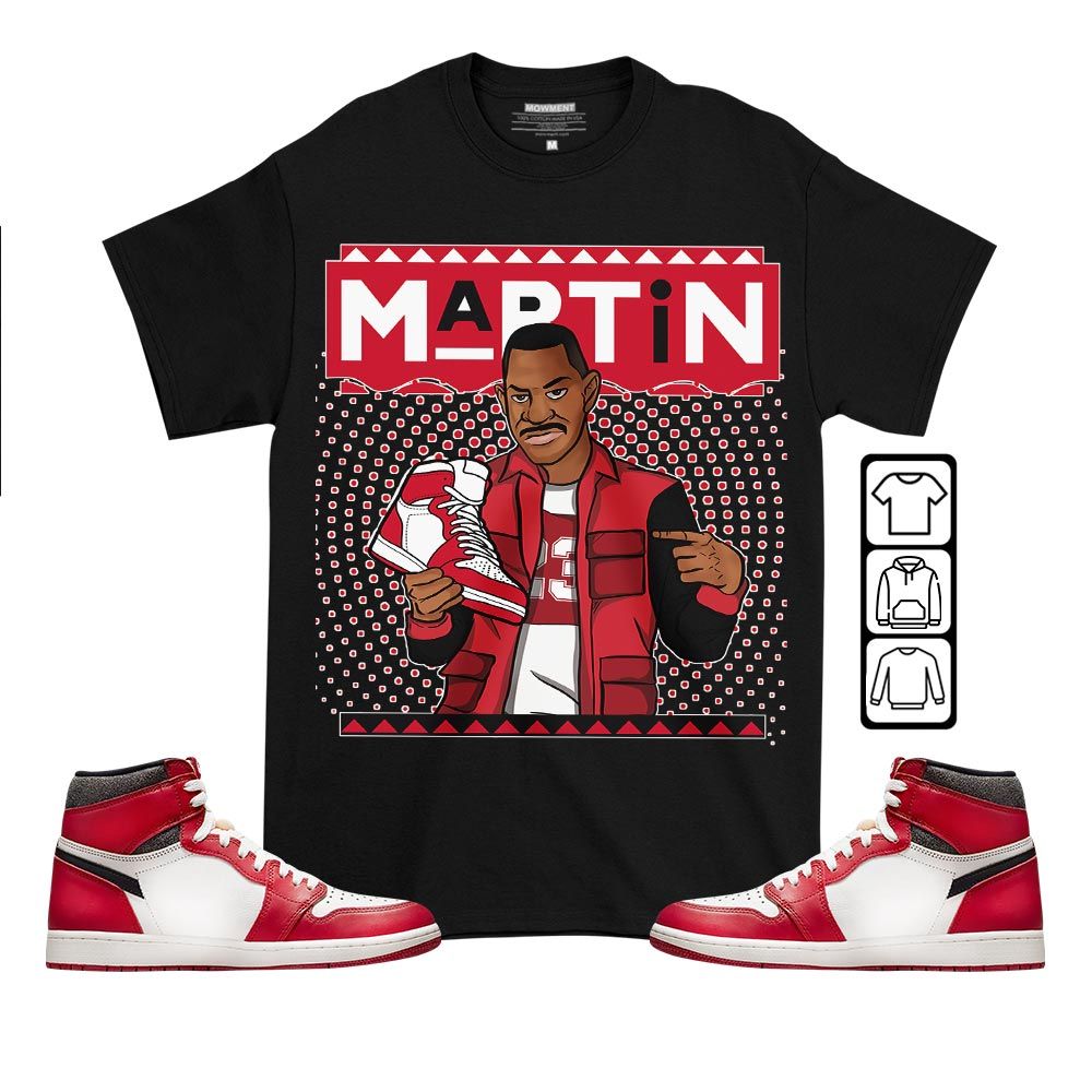 Martin Sneaker Sneaker Shirt Match High OG Chicago 1s, Jordan 1 Lost Found Chicago MKO T-Shirt Martin Sneaker Sneaker Shirt Match High OG Chicago 1s, Jordan 1 Lost Found Chicago MKO T-Shirt