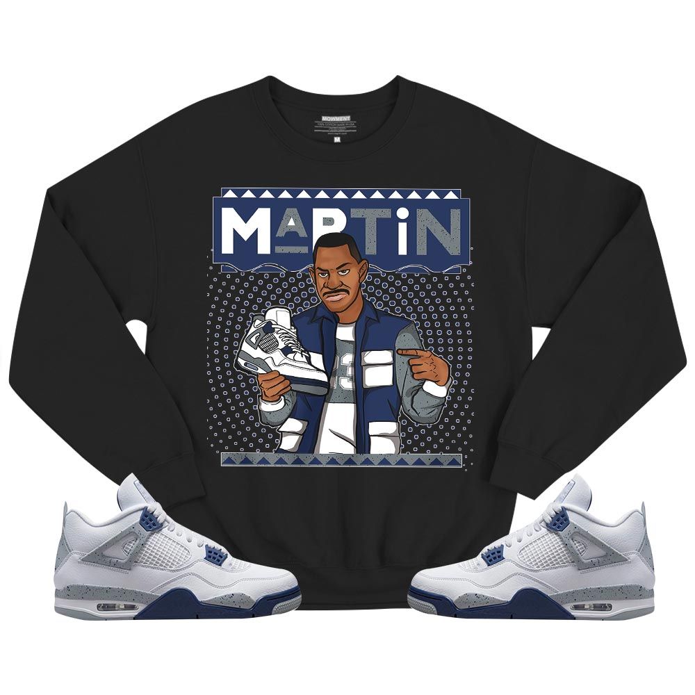 Martin Sneaker Sneaker Shirt Match Midnight Navy 4s, Jordan 4 Retro Midnight Navy MKO T-Shirt Martin Sneaker Sneaker Shirt Match Midnight Navy 4s, Jordan 4 Retro Midnight Navy MKO T-Shirt