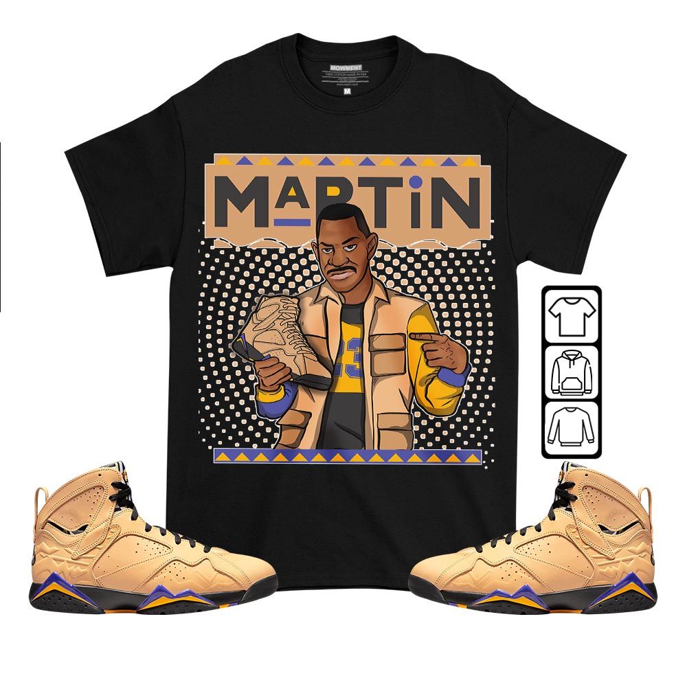 Martin Sneaker Sneaker Shirt Match Vachetta Tan 7s, Jordan 7 SE Afrobeats MKO T-Shirt Martin Sneaker Sneaker Shirt Match Vachetta Tan 7s, Jordan 7 SE Afrobeats MKO T-Shirt