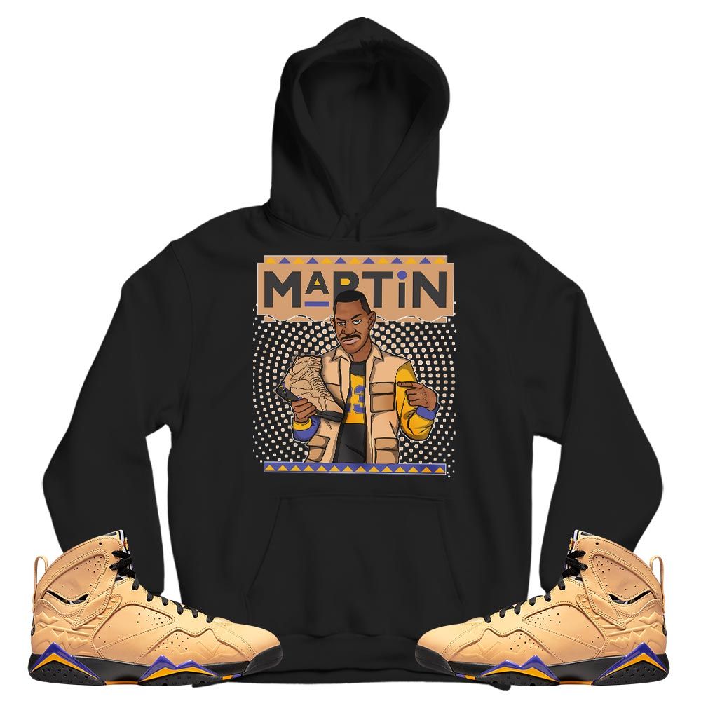 Martin Sneaker Sneaker Shirt Match Vachetta Tan 7s, Jordan 7 SE Afrobeats MKO T-Shirt