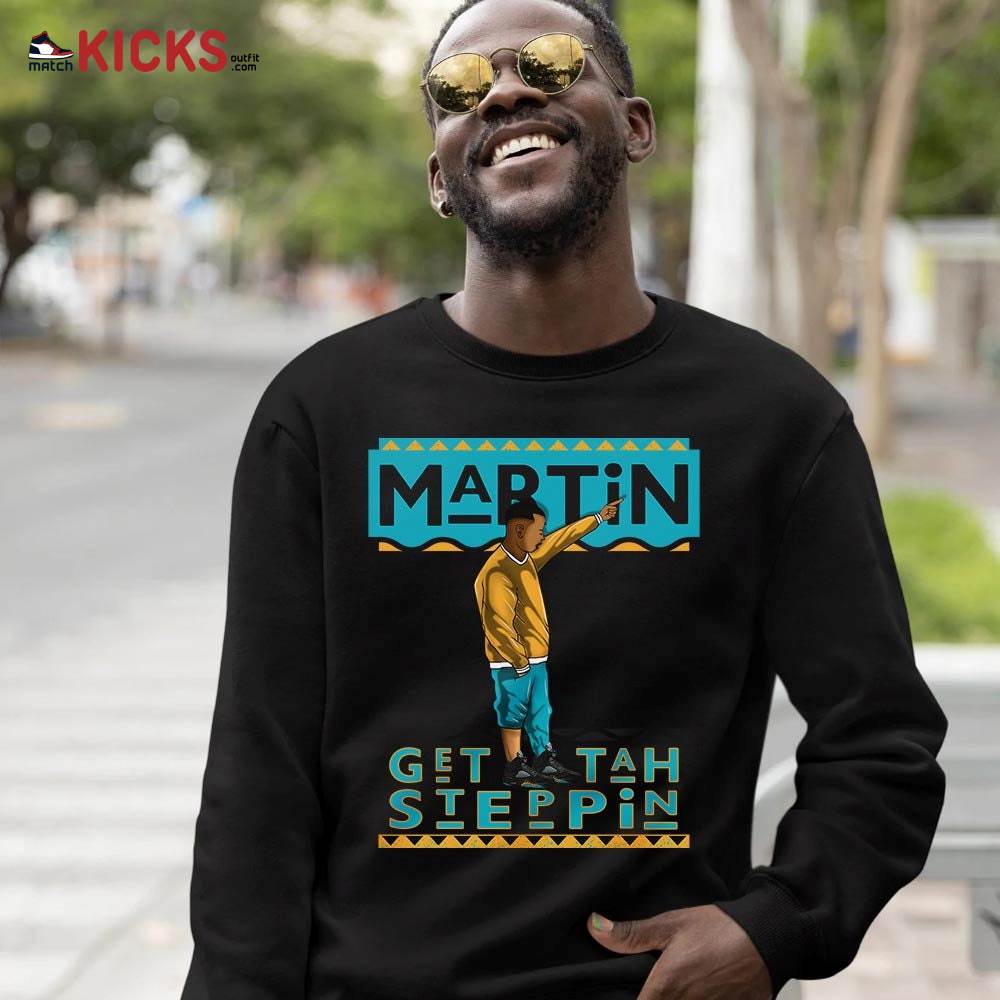 Martin Tv 80s Sneaker Shirt Match 2023 Retro Aqua 5s, Jordan 5 Aqua MKO T-Shirt Martin Tv 80s Sneaker Shirt Match 2023 Retro Aqua 5s, Jordan 5 Aqua MKO T-Shirt