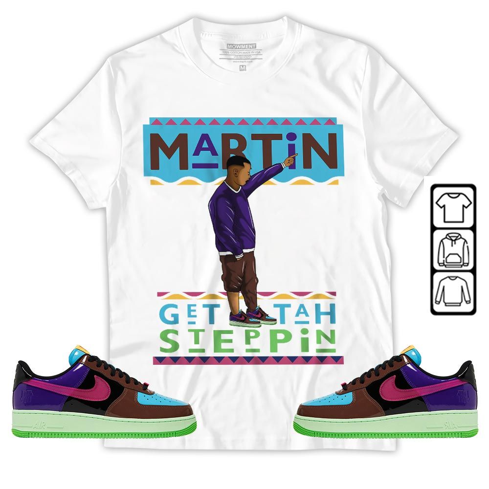 Martin Tv 80s Sneaker Shirt Match AF 1 Low SP Pink Prime, Air Force 1 Undefeated Pink Prime MKO Hoodie