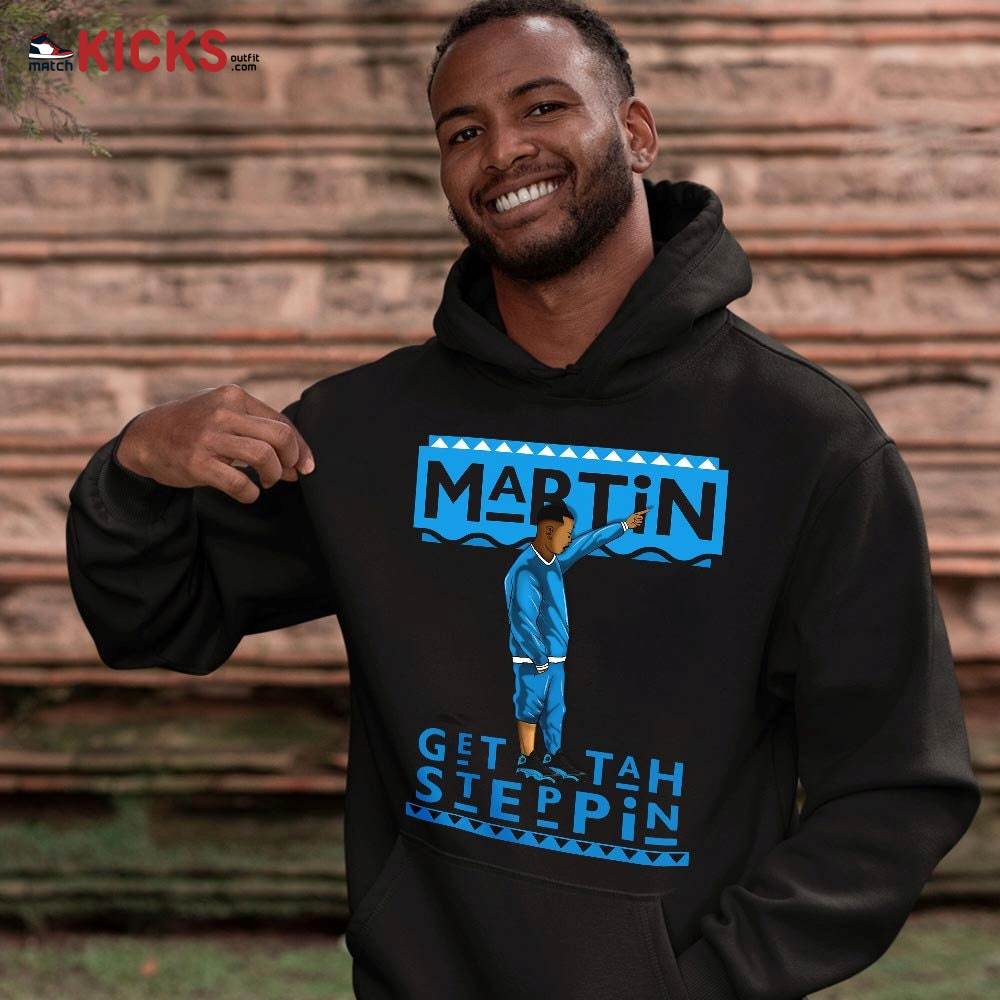 Martin Tv 80s Sneaker Shirt Match Black University Blue 13s, Jordan 13 Black University Blue 2022 MKO Sweatshirt Martin Tv 80s Sneaker Shirt Match Black University Blue 13s, Jordan 13 Black University Blue 2022 MKO Sweatshirt