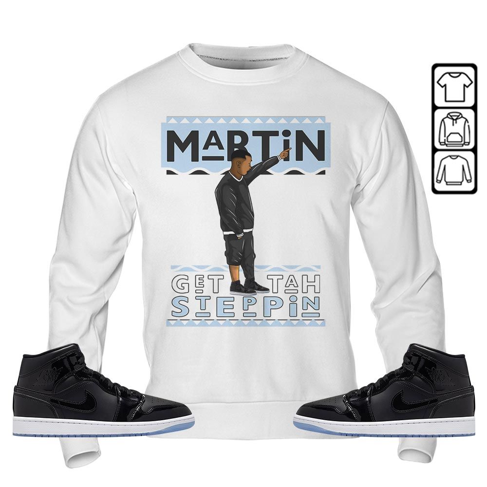 Martin Tv 80s Sneaker Shirt Match Space Jam 1s, Jordan 1 Mid Space Jam MKO T-Shirt Martin Tv 80s Sneaker Shirt Match Space Jam 1s, Jordan 1 Mid Space Jam MKO T-Shirt