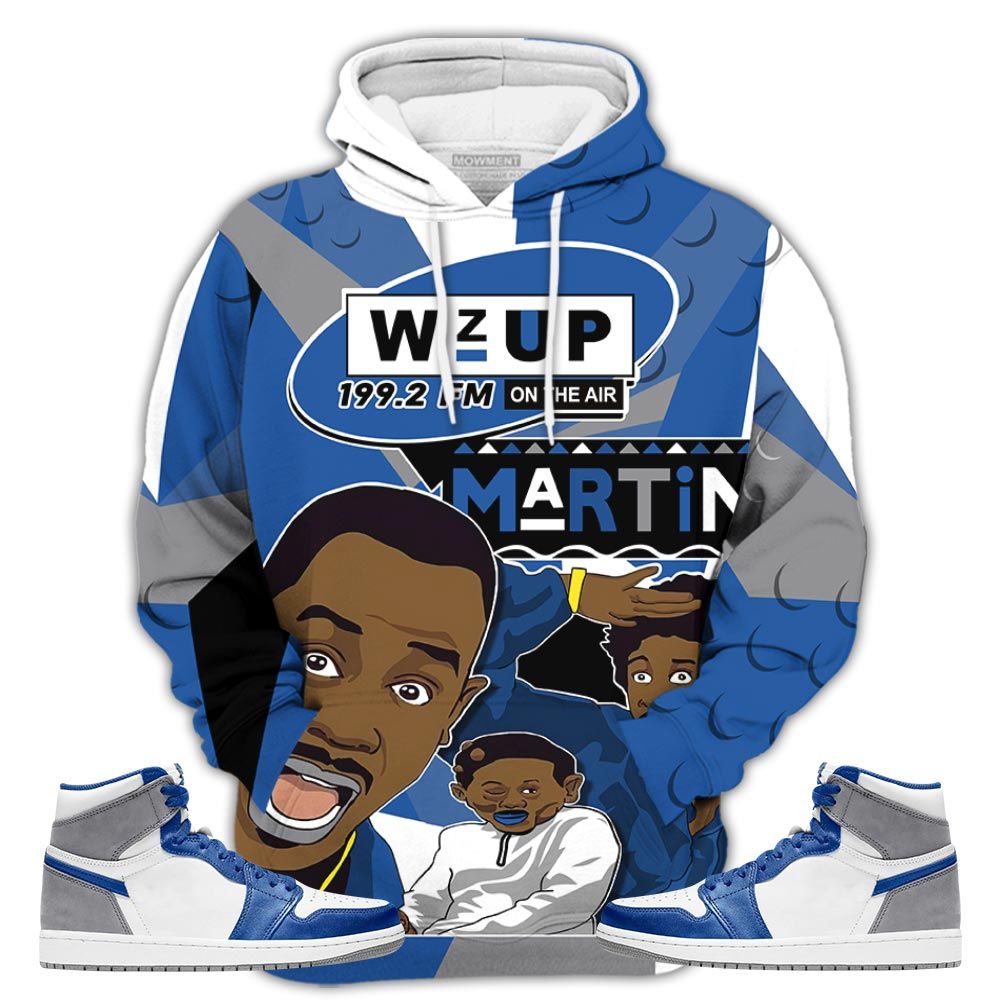 Martin Tv 90S Got Em Sneaker Shirt Match True Blue 1S, Jordan 1 High Og True Blue Hoodie Sweatshirt Tee All Over Print MKO Shirt Martin Tv 90S Got Em Sneaker Shirt Match True Blue 1S, Jordan 1 High Og True Blue Hoodie Sweatshirt Tee All Over Print MKO Shirt