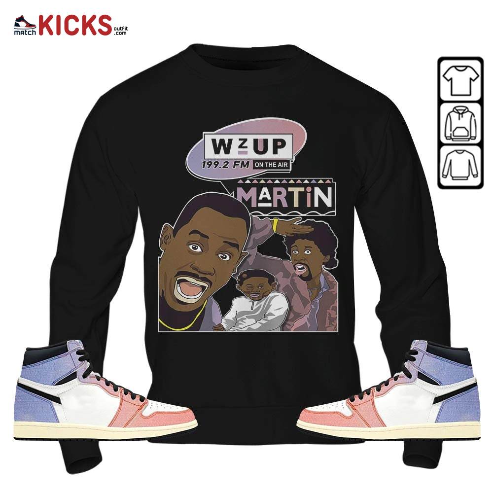 Martin Tv 90s Melanin Got Em 1 Sneaker Shirt Match Retro Skyline 1s, Jordan 1 High OG Skyline MKO Sweatshirt Martin Tv 90s Melanin Got Em 1 Sneaker Shirt Match Retro Skyline 1s, Jordan 1 High OG Skyline MKO Sweatshirt