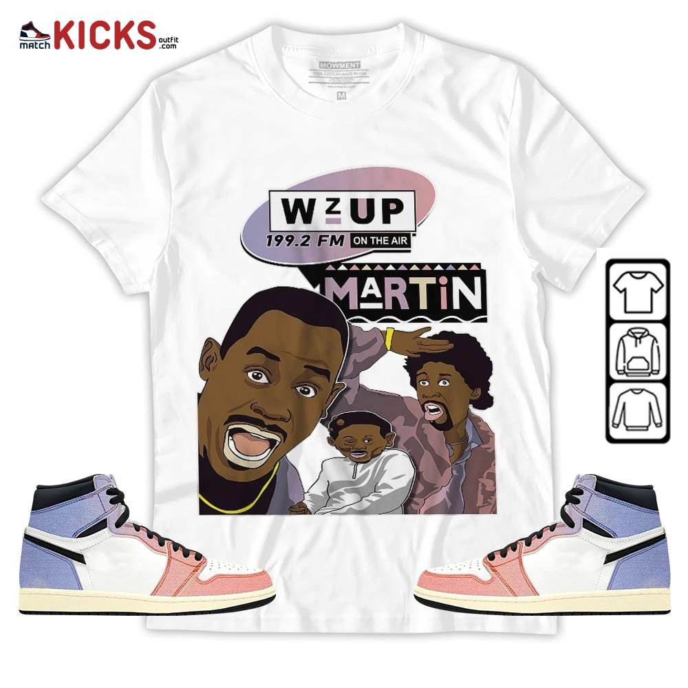 Martin Tv 90s Melanin Got Em 1 Sneaker Shirt Match Retro Skyline 1s, Jordan 1 High OG Skyline MKO T-Shirt