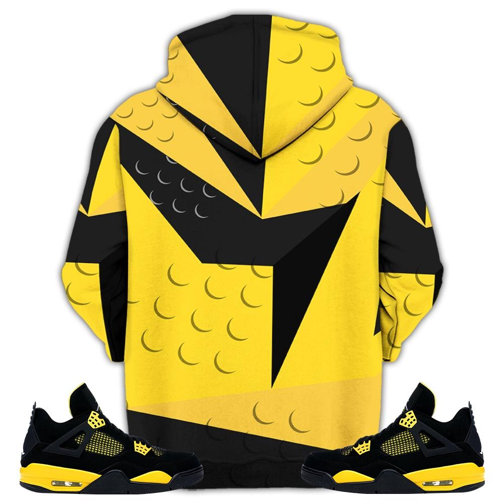 Martin Tv 90S Melanin Got Em Sneaker Shirt Match 2023 Thunder 4S, Jordan Retro 4 Thunder Hoodie Sweatshirt Tee All Over Print MKO Shirt