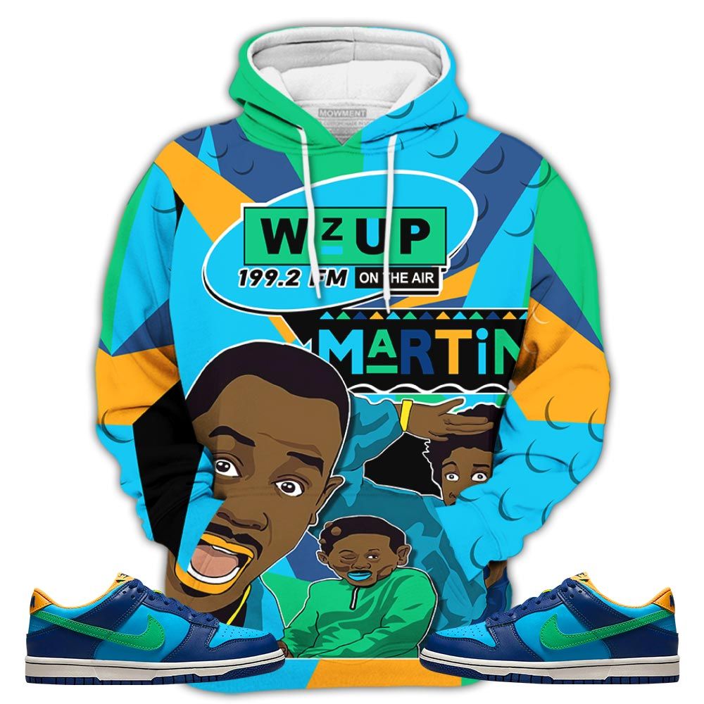 Martin Tv 90S Melanin Got Em Sneaker Shirt Match Dunk Low Gs Kyrie, Dunk Low Gs Electric Algae Hoodie Sweatshirt Tee All Over Print MKO Shirt