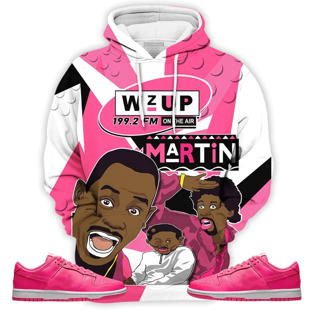 Martin Tv 90S Melanin Got Em Sneaker Shirt Match Dunk Low Hyper Pink, Dunk Low Hot Pink Hoodie Sweatshirt Tee All Over Print MKO Shirt Martin Tv 90S Melanin Got Em Sneaker Shirt Match Dunk Low Hyper Pink, Dunk Low Hot Pink Hoodie Sweatshirt Tee All Over Print MKO Shirt