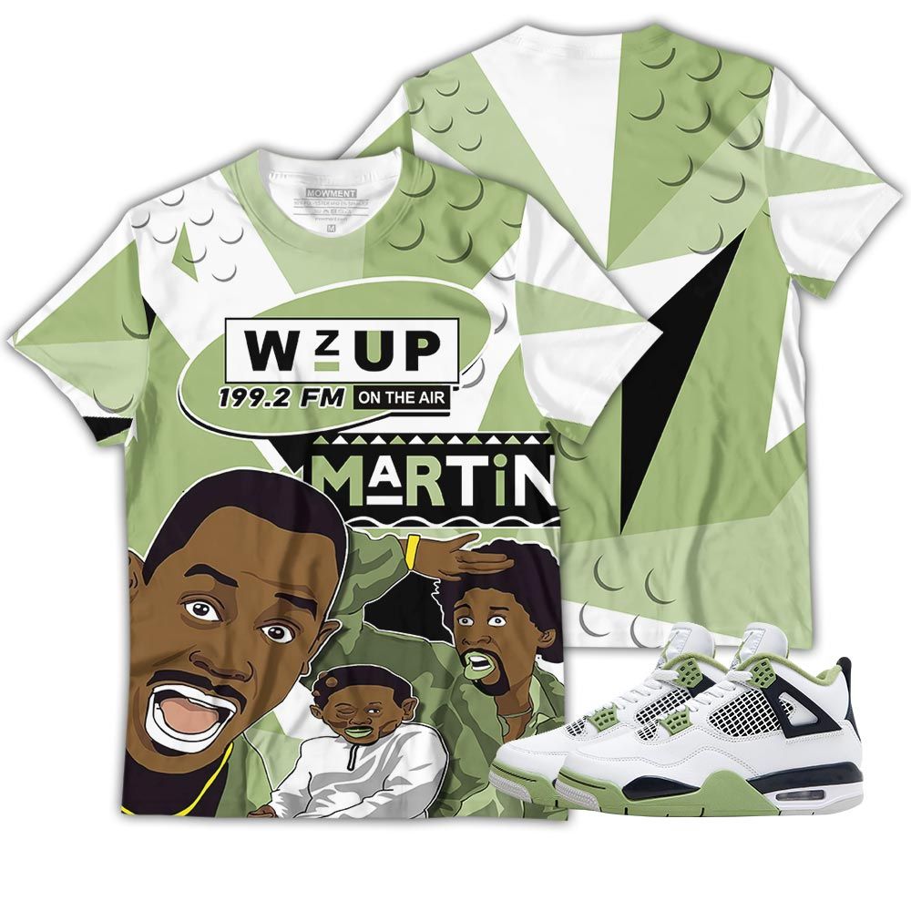 Martin Tv 90S Melanin Got Em Sneaker Shirt Match Retro Oil Green 4S, Jordan 4 Oil Green Hoodie Sweatshirt Tee All Over Print MKO Shirt Martin Tv 90S Melanin Got Em Sneaker Shirt Match Retro Oil Green 4S, Jordan 4 Oil Green Hoodie Sweatshirt Tee All Over Print MKO Shirt