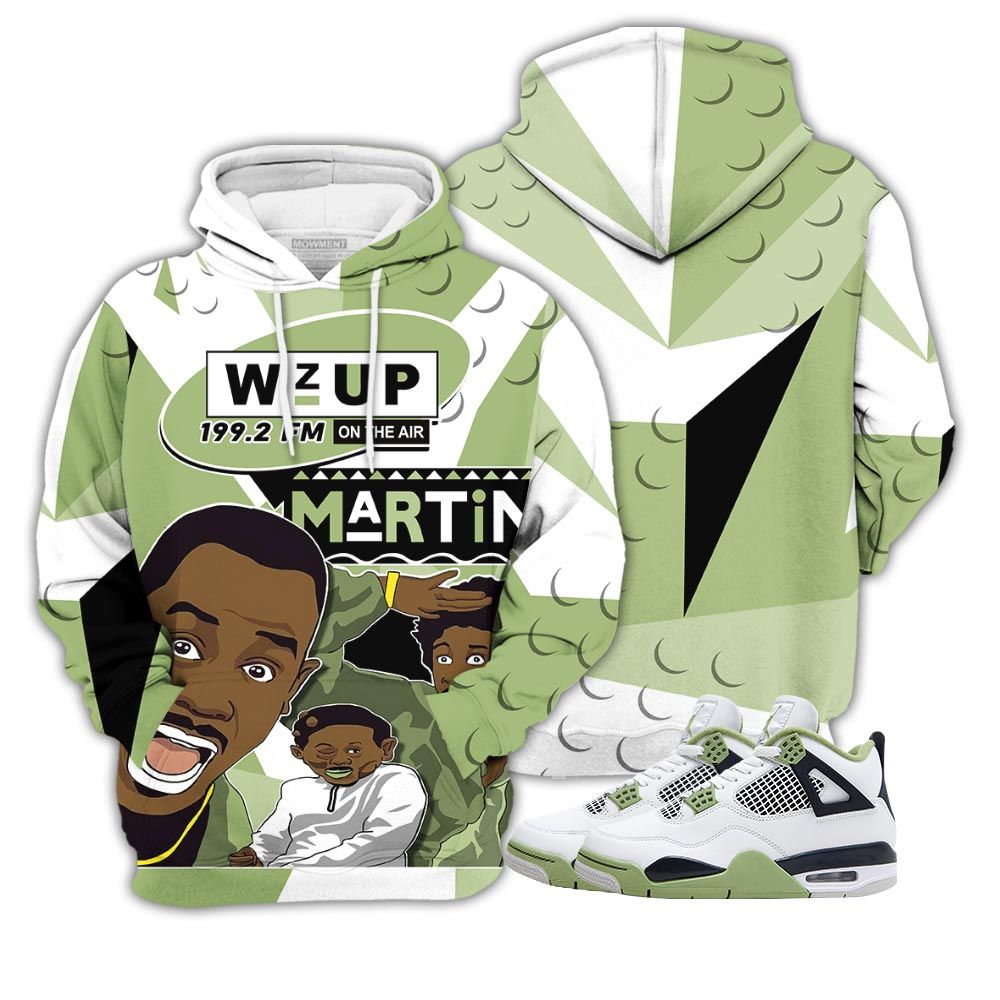 Martin Tv 90S Melanin Got Em Sneaker Shirt Match Retro Oil Green 4S, Jordan 4 Oil Green Hoodie Sweatshirt Tee All Over Print MKO Shirt Martin Tv 90S Melanin Got Em Sneaker Shirt Match Retro Oil Green 4S, Jordan 4 Oil Green Hoodie Sweatshirt Tee All Over Print MKO Shirt