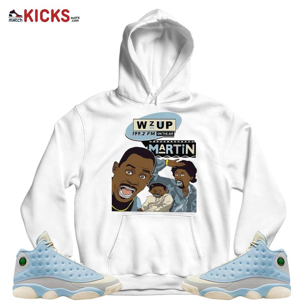 Martin Tv 90s Melanin Got Em Sneaker Shirt Match SoleFly 13s, Jordan 13 Retro SoleFly MKO T-Shirt Martin Tv 90s Melanin Got Em Sneaker Shirt Match SoleFly 13s, Jordan 13 Retro SoleFly MKO T-Shirt