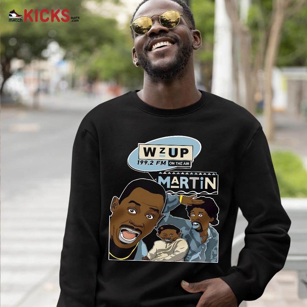 Martin Tv 90s Melanin Got Em Sneaker Shirt Match SoleFly 13s, Jordan 13 Retro SoleFly MKO T-Shirt Martin Tv 90s Melanin Got Em Sneaker Shirt Match SoleFly 13s, Jordan 13 Retro SoleFly MKO T-Shirt