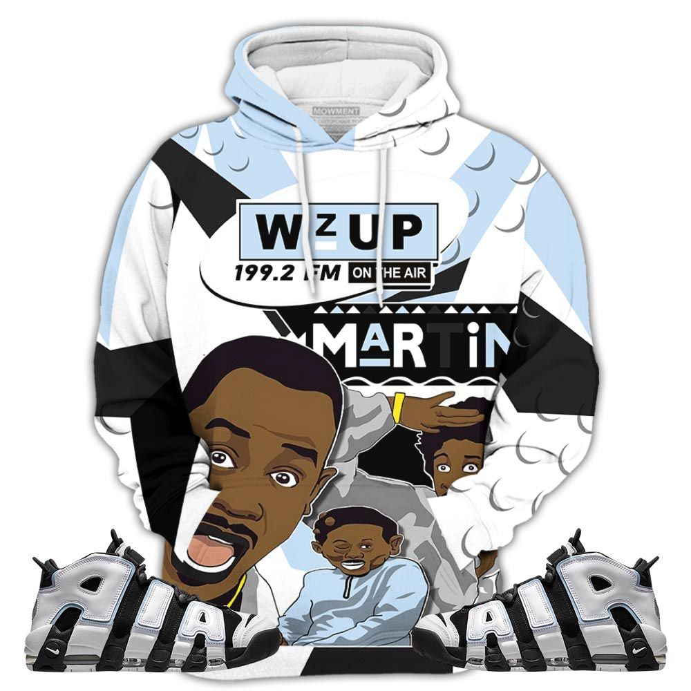 Martin Tv 90S Melanin Got Em Sneaker Shirt Match Uptempo Cobalt Bliss, Air More Uptempo Cobalt Bliss Hoodie Sweatshirt Tee All Over Print MKO Shirt