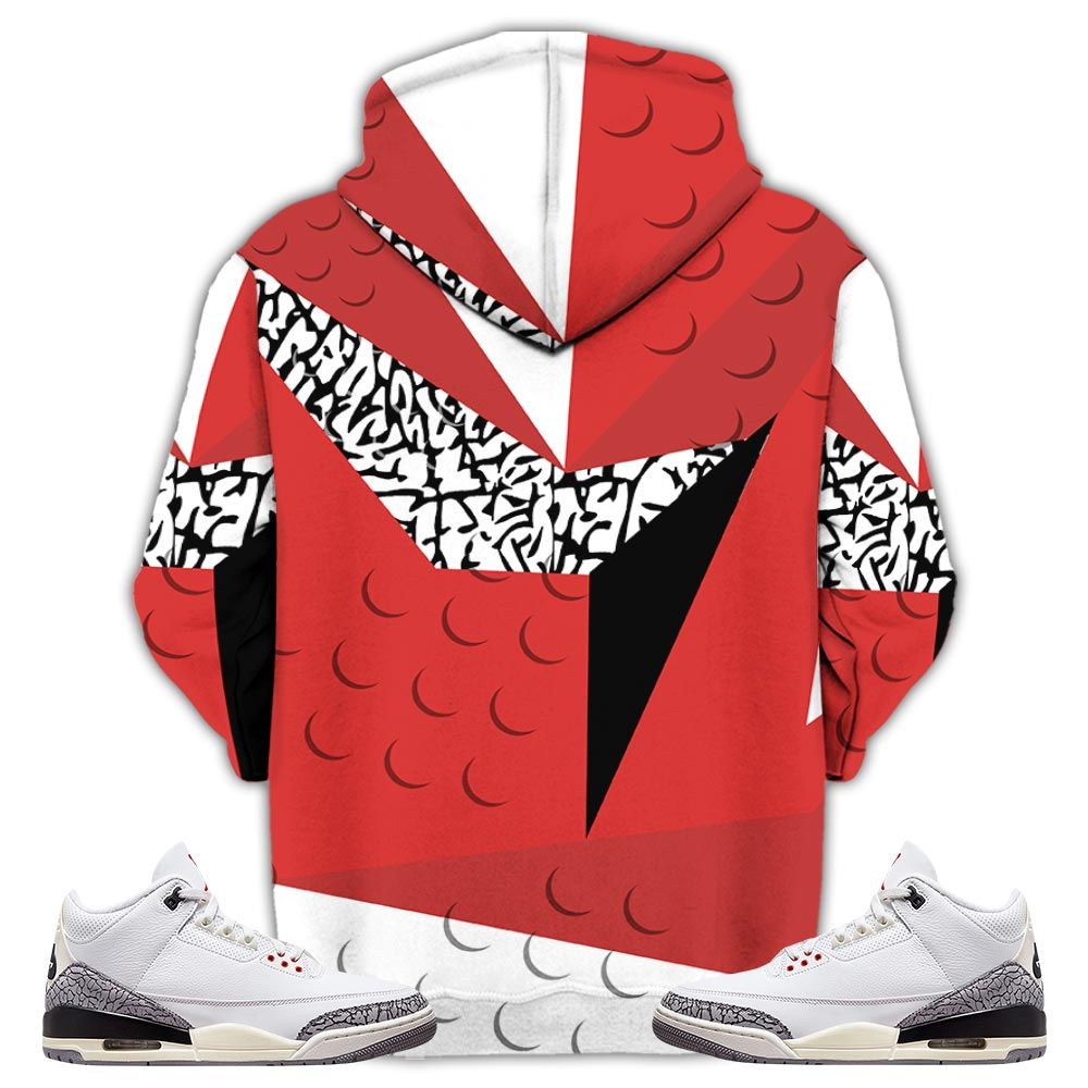 Martin Tv 90S Melanin Got Em Sneaker Shirt Match White Cement 3S, Jordan Retro 3 White Cement Hoodie Sweatshirt Tee All Over Print MKO Shirt