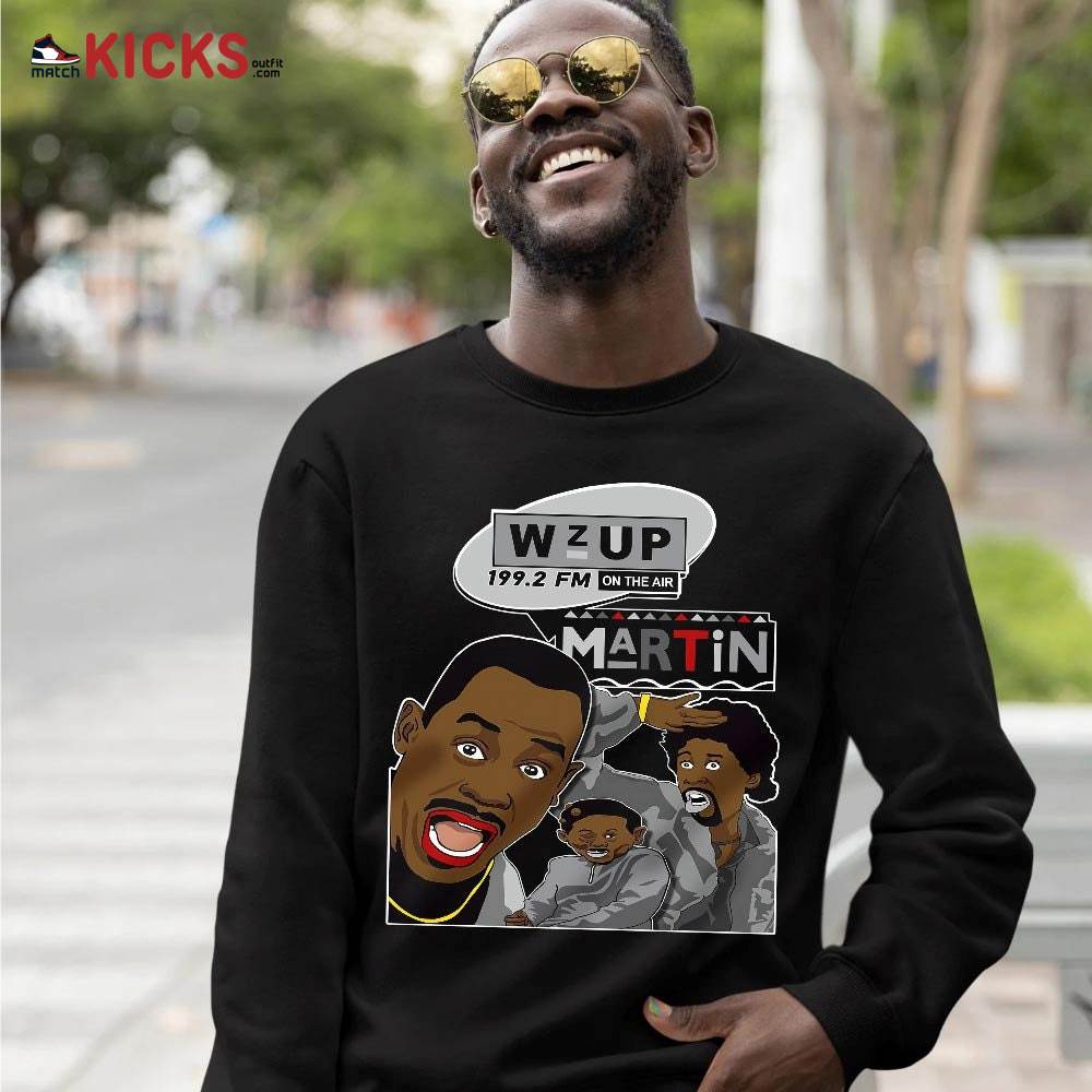 Martin Tv 90s Melanin Sneaker Shirt Match 14 Low Metallic Silver, Jordan 14 Metallic Silver MKO T-Shirt Martin Tv 90s Melanin Sneaker Shirt Match 14 Low Metallic Silver, Jordan 14 Metallic Silver MKO T-Shirt