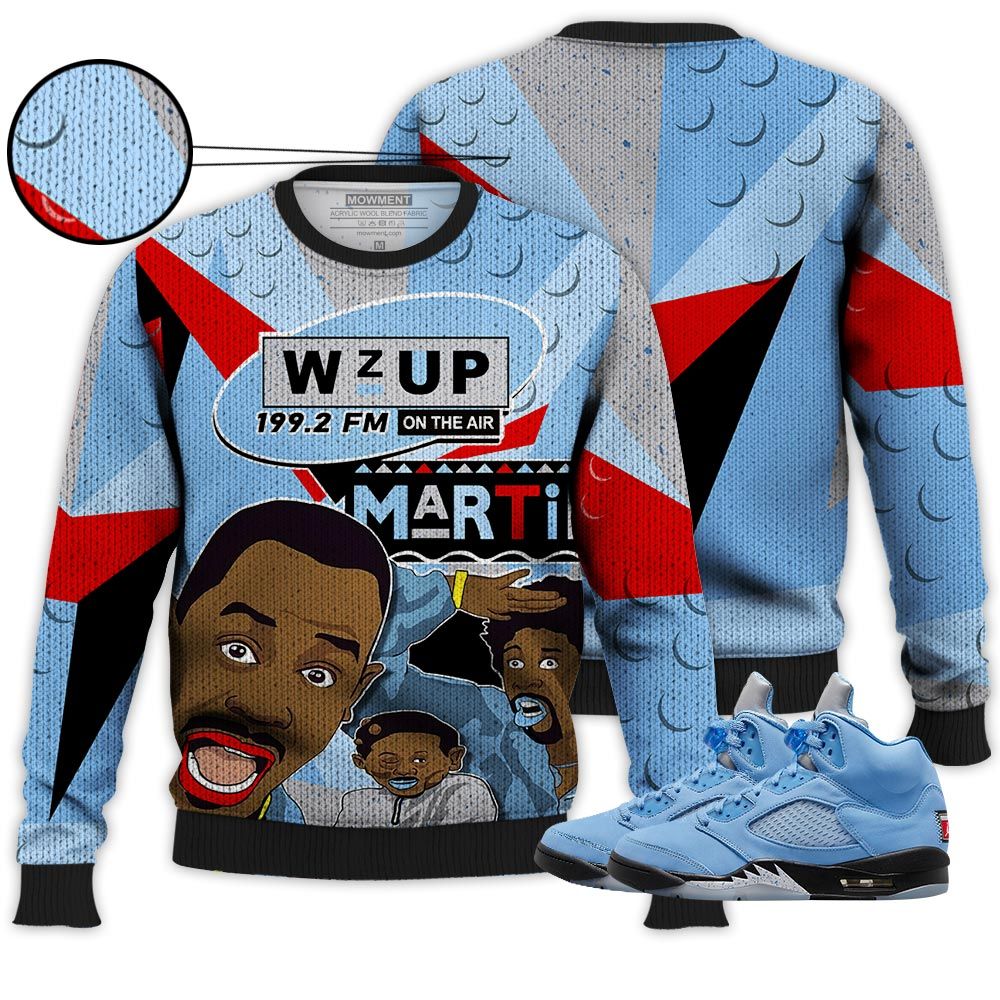 Martin Tv 90S Sneaker Shirt Match Retro University Blue 5S, Jordan 5 University Blue Hoodie Sweatshirt Tee All Over Print MKO Shirt Martin Tv 90S Sneaker Shirt Match Retro University Blue 5S, Jordan 5 University Blue Hoodie Sweatshirt Tee All Over Print MKO Shirt