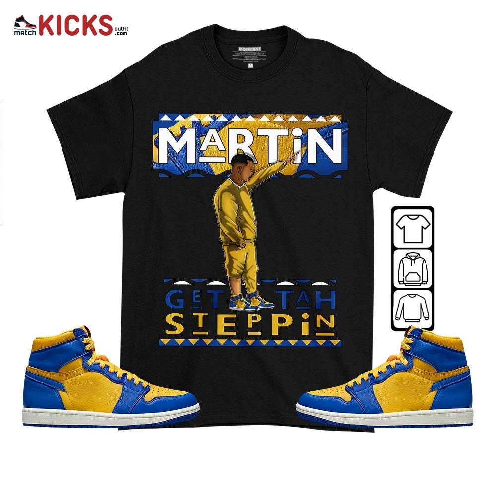 Martin Tv Got Em Sneaker Shirt Match 2023 Laney 1s, Jordan 1 Retro High Laney MKO T-Shirt Martin Tv Got Em Sneaker Shirt Match 2023 Laney 1s, Jordan 1 Retro High Laney MKO T-Shirt