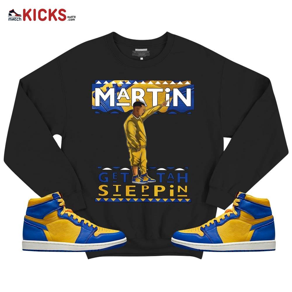 Martin Tv Got Em Sneaker Shirt Match 2023 Laney 1s, Jordan 1 Retro High Laney MKO T-Shirt Martin Tv Got Em Sneaker Shirt Match 2023 Laney 1s, Jordan 1 Retro High Laney MKO T-Shirt