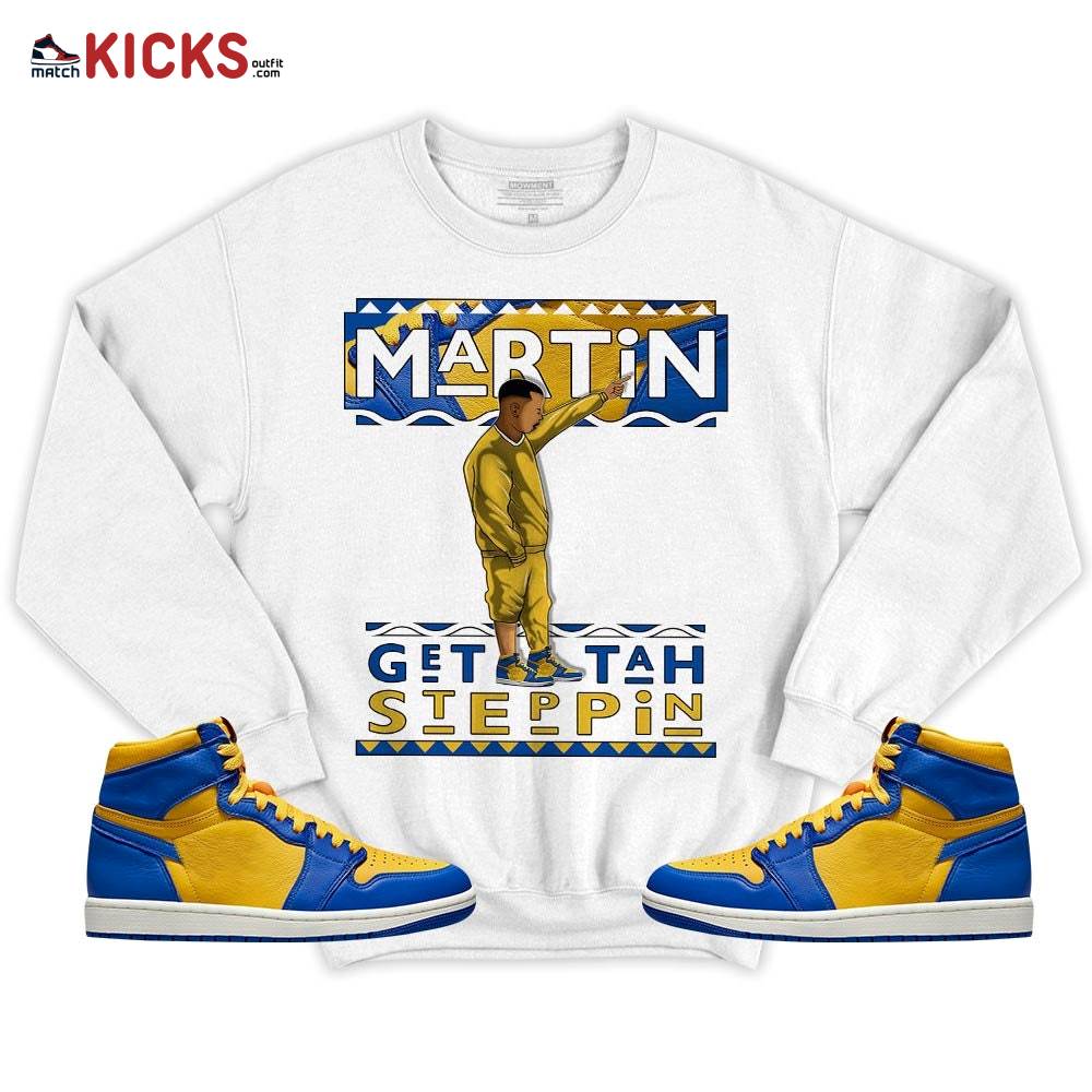 Martin Tv Got Em Sneaker Shirt Match 2023 Laney 1s, Jordan 1 Retro High Laney MKO T-Shirt Martin Tv Got Em Sneaker Shirt Match 2023 Laney 1s, Jordan 1 Retro High Laney MKO T-Shirt