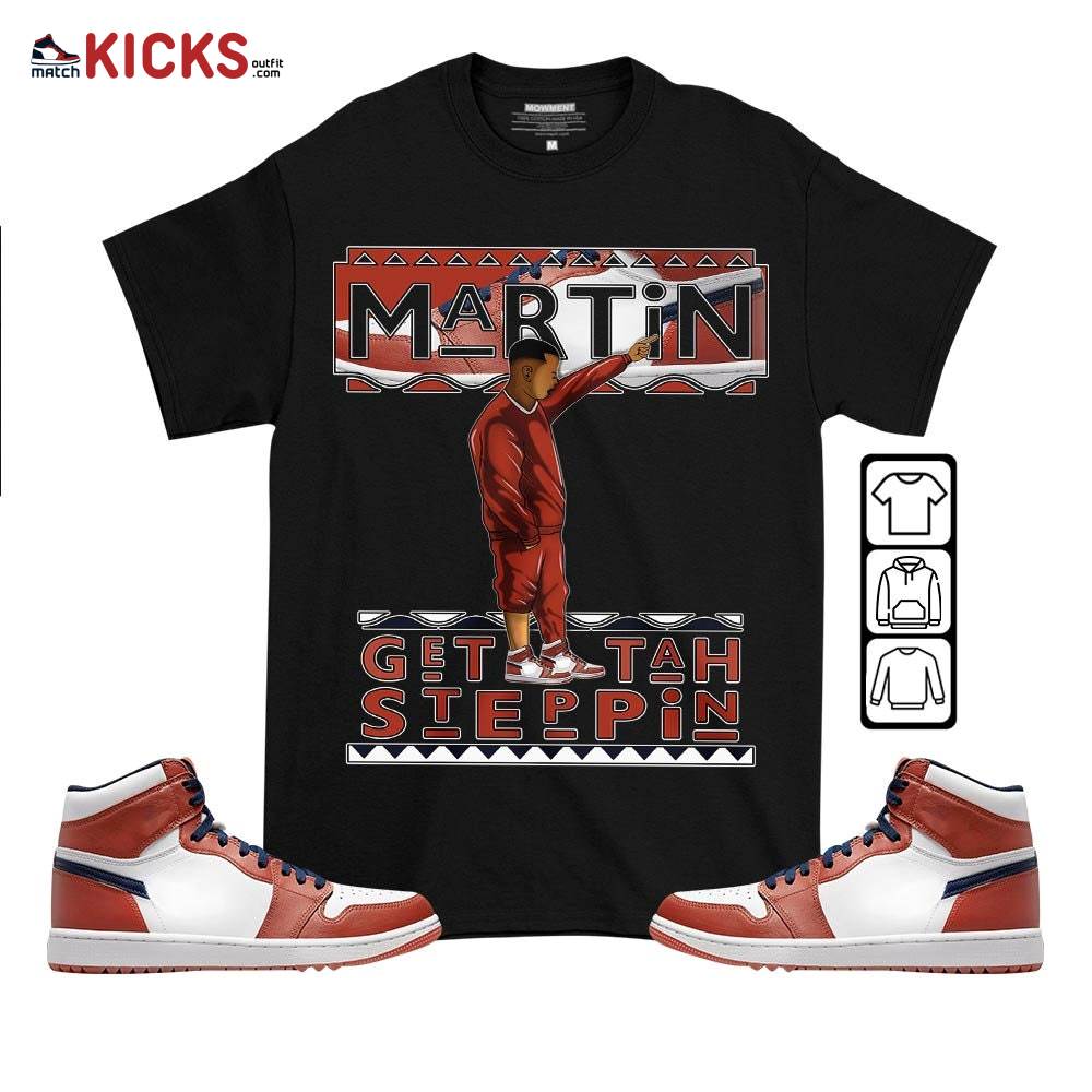 Martin Tv Got Em Sneaker Shirt Match Eastside Golf 1s, Jordan 1 High Eastside Golf MKO T-Shirt