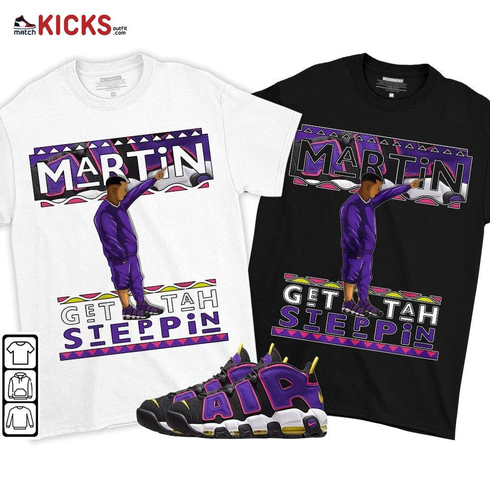 Martin Tv Got Em Sneaker Shirt Match Uptempo Black Multi Color, Air More Uptempo Black Court Purple MKO T-Shirt Martin Tv Got Em Sneaker Shirt Match Uptempo Black Multi Color, Air More Uptempo Black Court Purple MKO T-Shirt