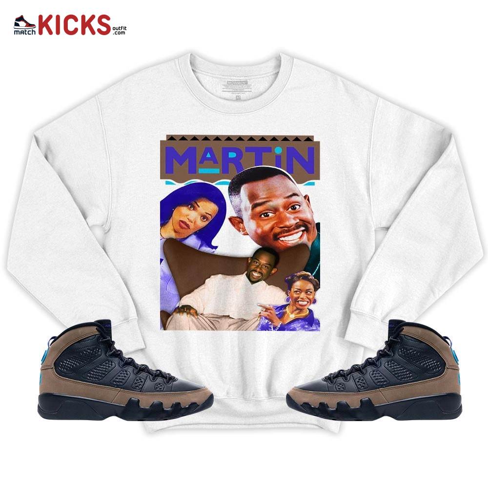 Martin TV1 Sneaker Shirt Match Olive Concord 9s, Jordan 9 Olive Concord MKO T-Shirt Martin TV1 Sneaker Shirt Match Olive Concord 9s, Jordan 9 Olive Concord MKO T-Shirt