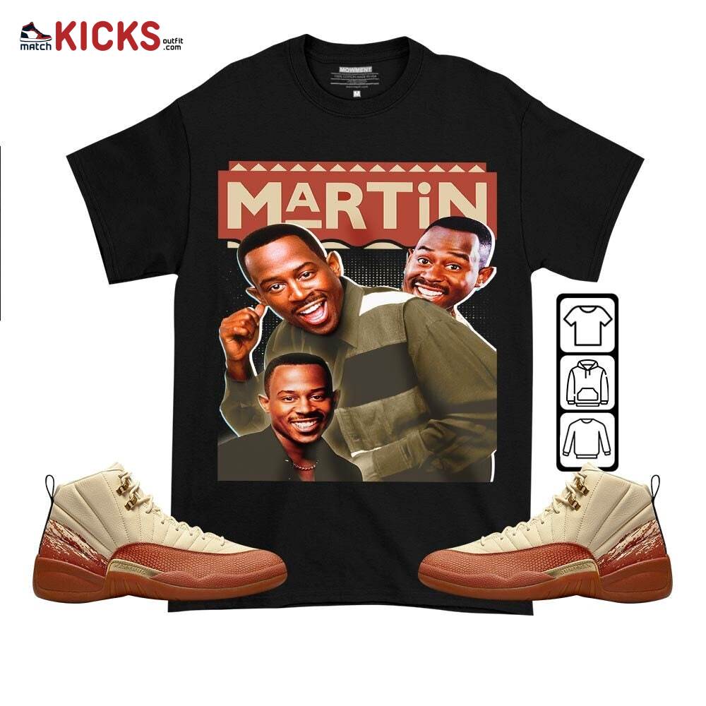 Martin TV2 Sneaker Shirt Match Eastside Golf 12s, Jordan 12 Retro Eastside Golf MKO T-Shirt Martin TV2 Sneaker Shirt Match Eastside Golf 12s, Jordan 12 Retro Eastside Golf MKO T-Shirt