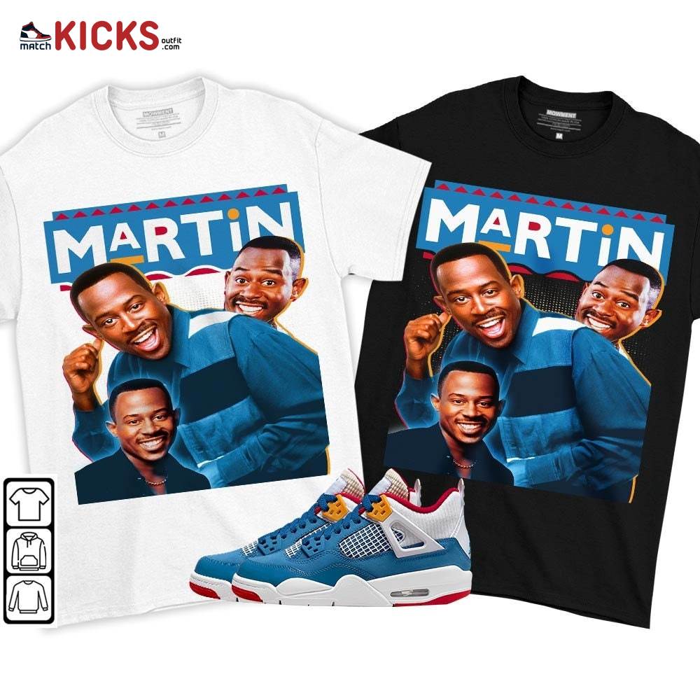 Martin TV2 Sneaker Shirt Match Messy Room 4s, Jordan 4 GS Messy Room MKO T-Shirt