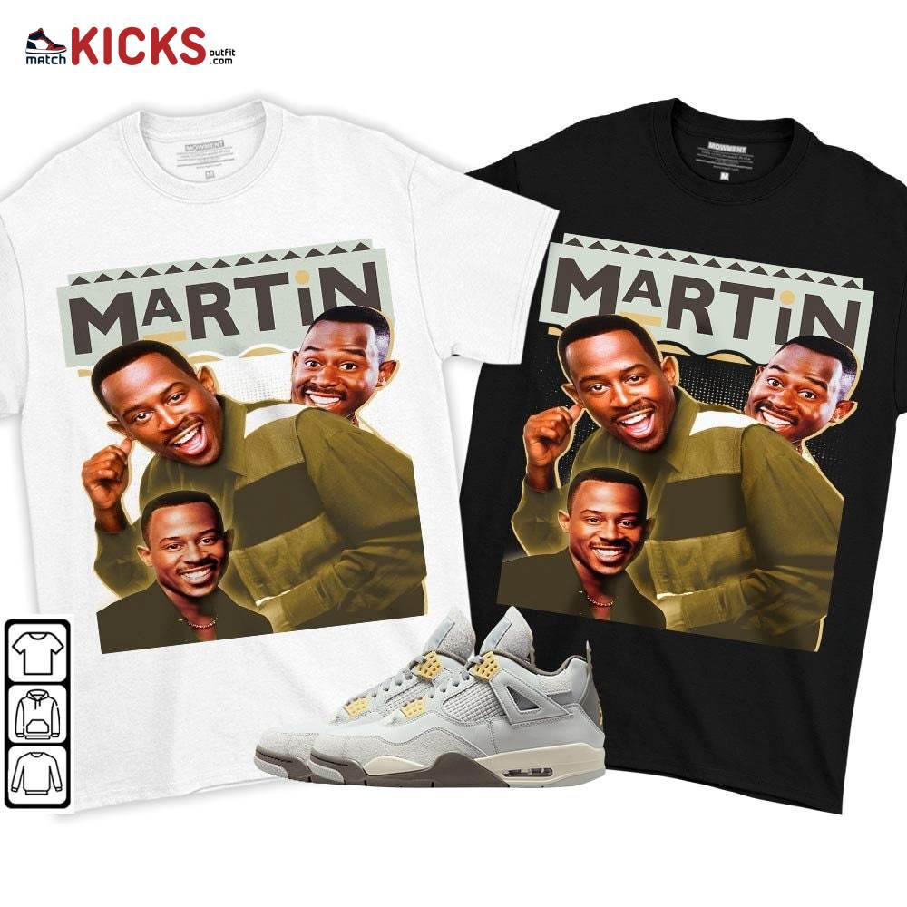 Martin TV2 Sneaker Shirt Match Retro Craft 4s, Jordan 4 Craft Photon Dust MKO T-Shirt