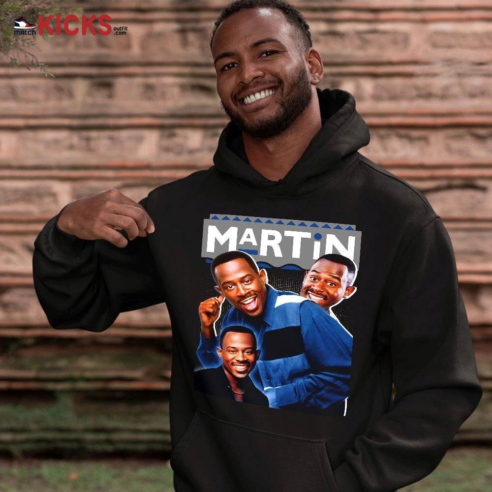 Martin TV2 Sneaker Shirt Match True Blue 1s, Jordan 1 High OG True Blue MKO T-Shirt Martin TV2 Sneaker Shirt Match True Blue 1s, Jordan 1 High OG True Blue MKO T-Shirt