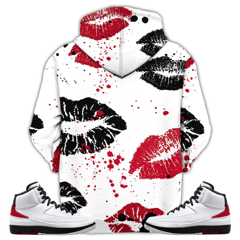 Megan Sneaker Shirt Match 2 Chicago Varsity Red, Jordan Retro 2 Chicago Hoodie Sweatshirt Tee All Over Print MKO Shirt