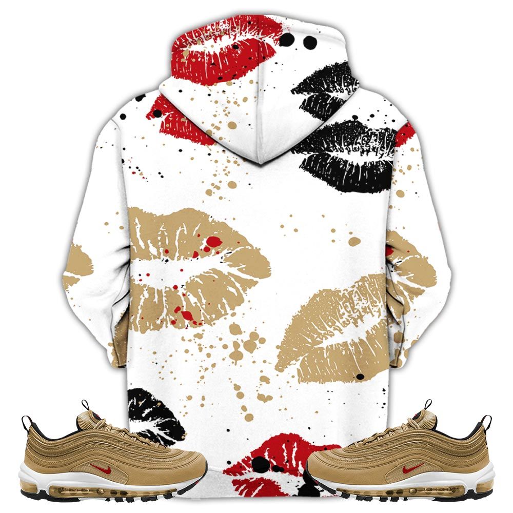 Megan Sneaker Shirt Match Air Max 97 Metallic Gold, Air Max 97 Gold Bullet Hoodie Sweatshirt Tee All Over Print MKO Shirt