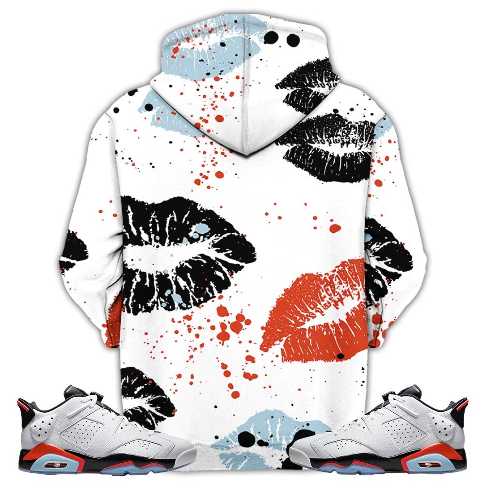 Megan Sneaker Shirt Match Golf White Infrared 6S, Jordan 6 Low Infrared Hoodie Sweatshirt Tee All Over Print MKO Shirt