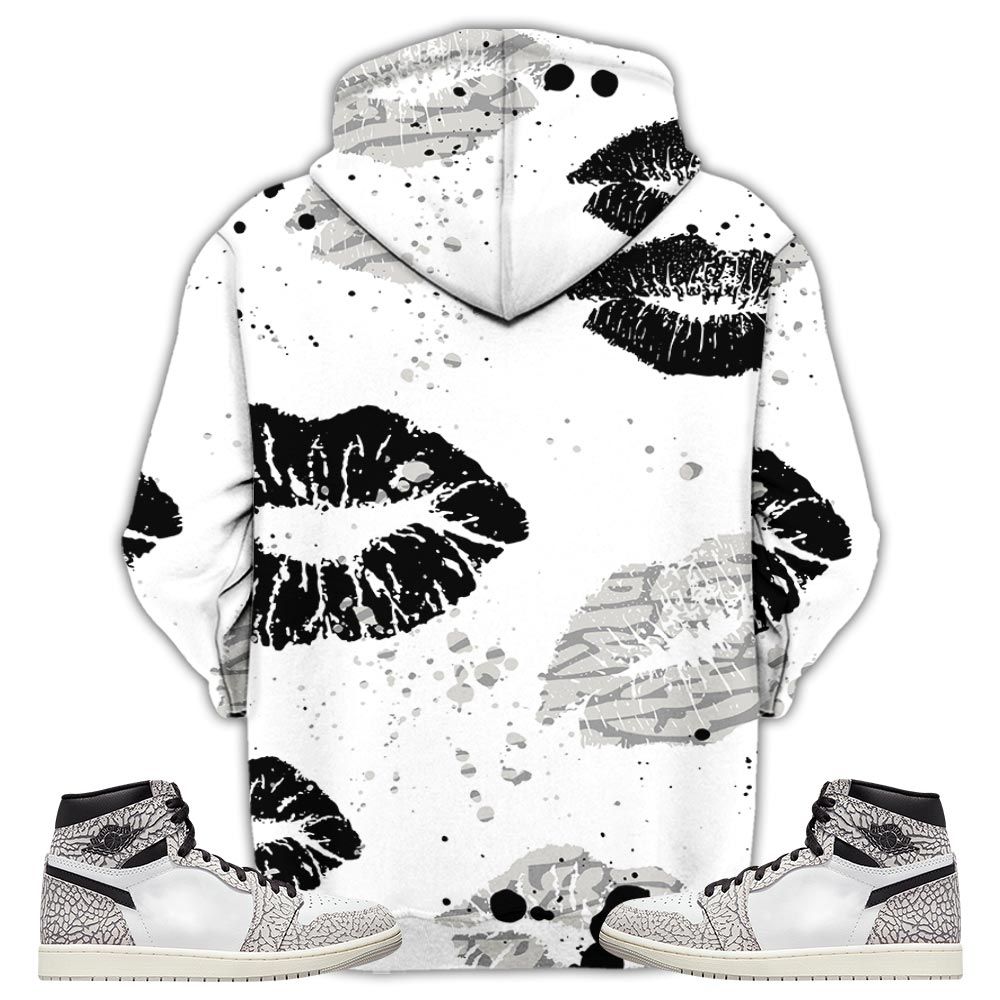 Megan Sneaker Shirt Match Og Elephant 1S, Jordan 1 White Cement Hoodie Sweatshirt Tee All Over Print MKO Shirt