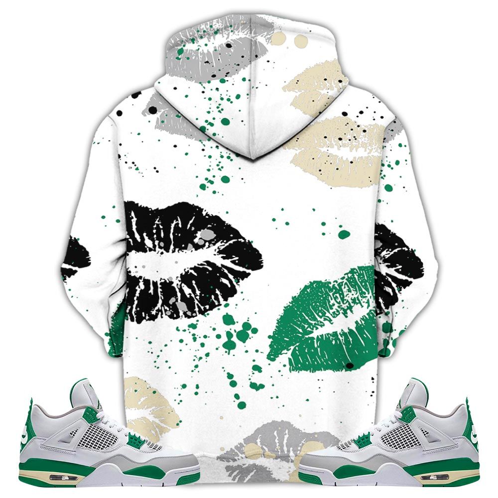 Megan Sneaker Shirt Match Retro Pine Green 4S, Jordan 4 Pine Green Hoodie Sweatshirt Tee All Over Print MKO Shirt