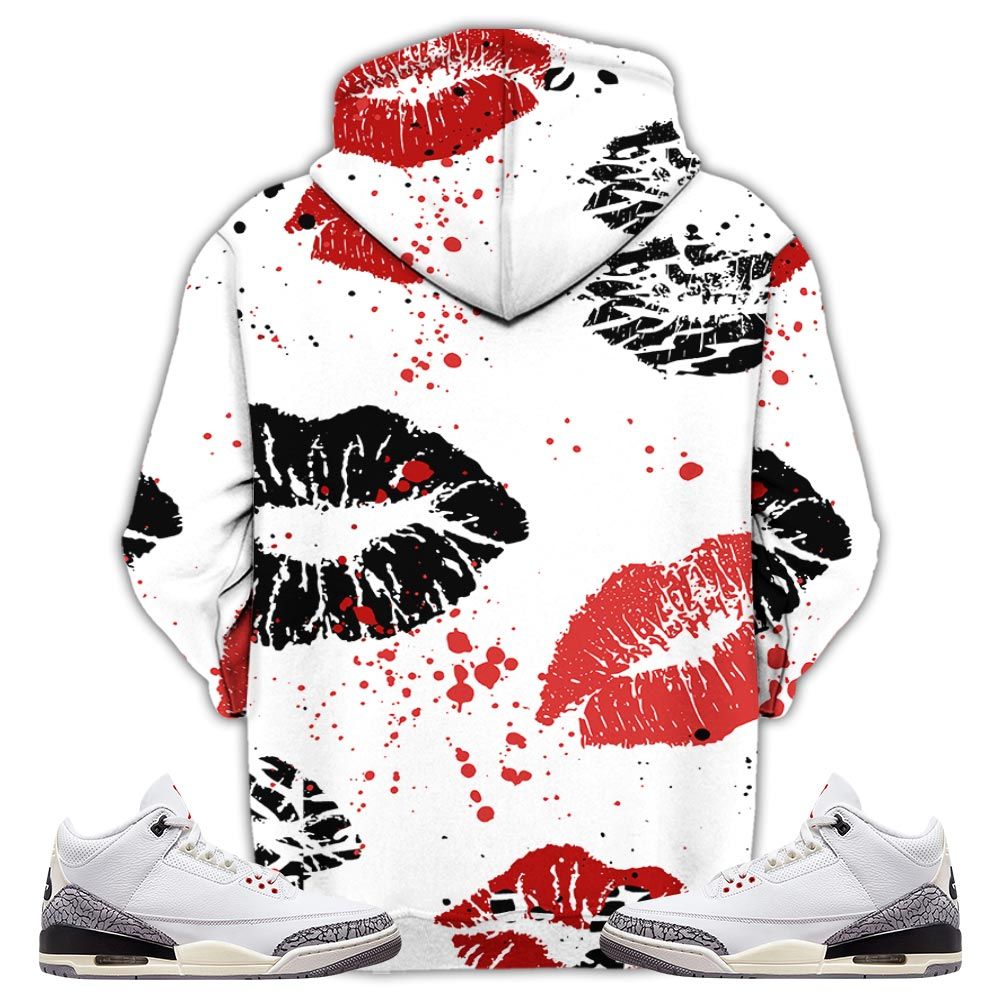 Megan Sneaker Shirt Match White Cement 3S, Jordan Retro 3 White Cement Hoodie Sweatshirt Tee All Over Print MKO Shirt