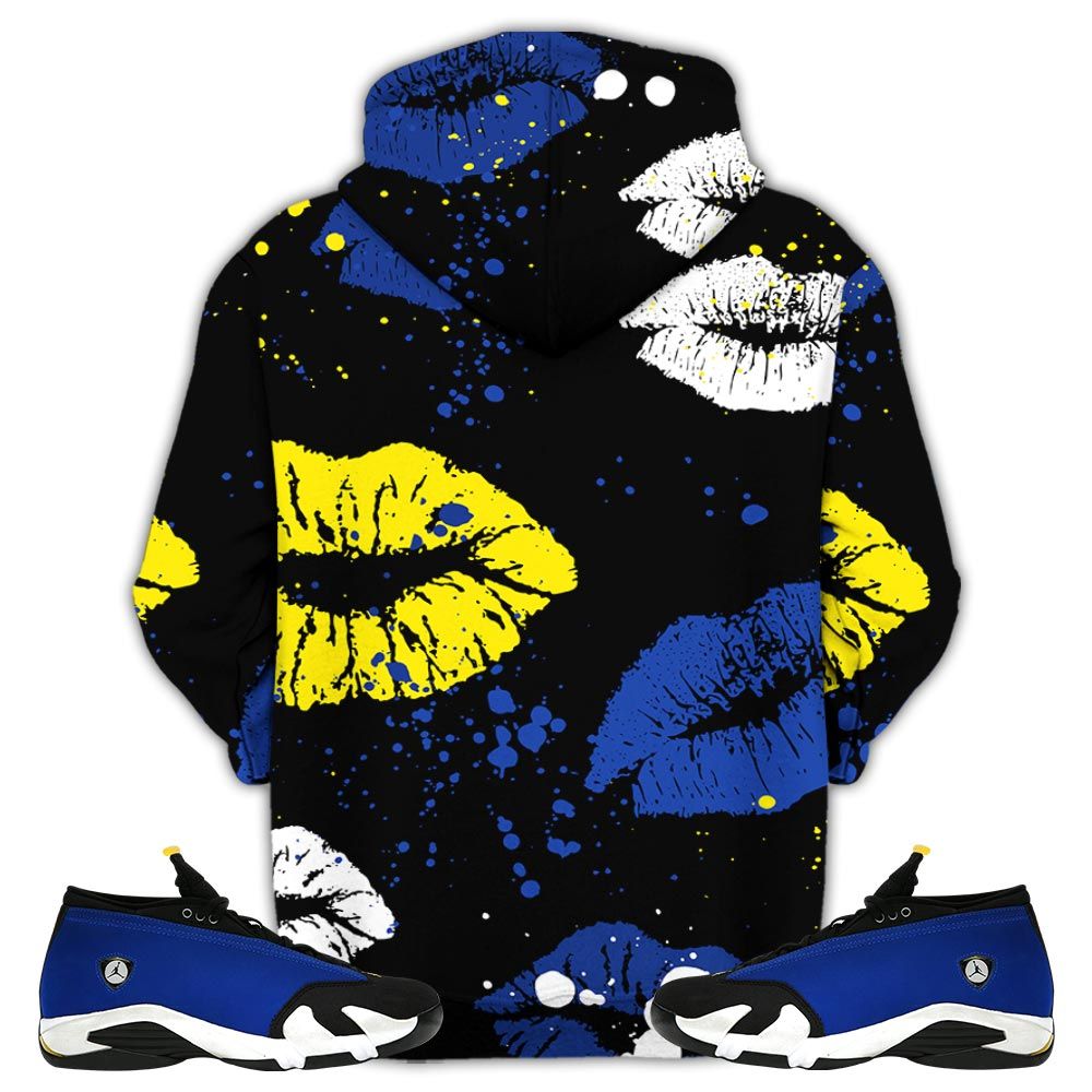 Megan Thee Stallion Sneaker Shirt Match 2023 Blue Laney 14S, Jordan 14 Laney Hoodie Sweatshirt Tee All Over Print MKO Shirt