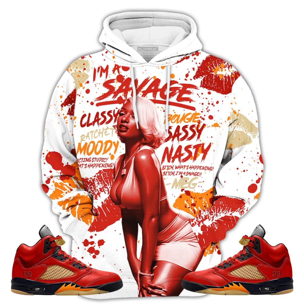 Megan Thee Stallion Sneaker Shirt Match 5 Dunk On Mars, Jordan 5 Mars For Her Hoodie Sweatshirt Tee All Over Print MKO Shirt Megan Thee Stallion Sneaker Shirt Match 5 Dunk On Mars, Jordan 5 Mars For Her Hoodie Sweatshirt Tee All Over Print MKO Shirt